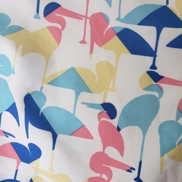 Club Room Abstract Stork Print Swim Trunks Size L - Picture 4 of 5